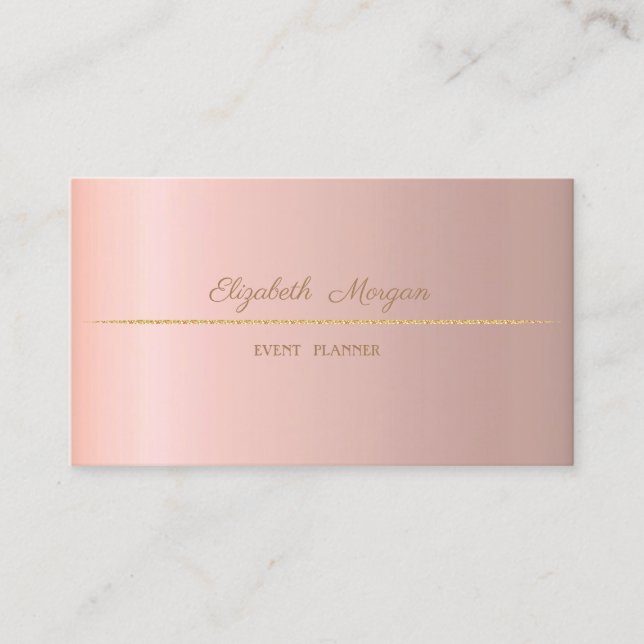 Elegant Professional  Minimalist Simple Business Card (Front)