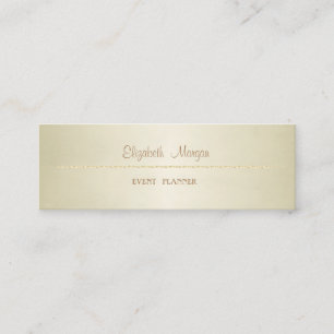 Elegant Professional Minimalist Simple Mini Business Card