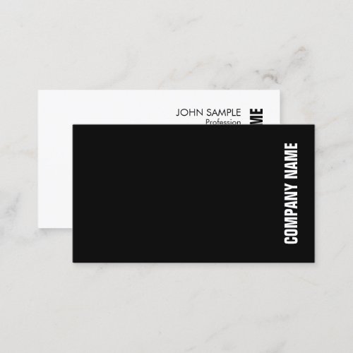Elegant Professional Modern Black White Template Business Card