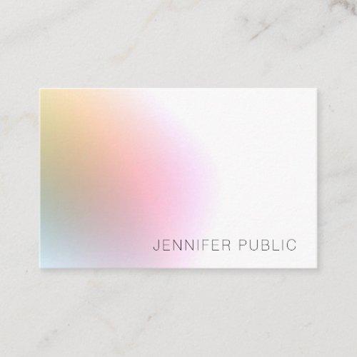Elegant Professional Modern Colorful Template Business Card