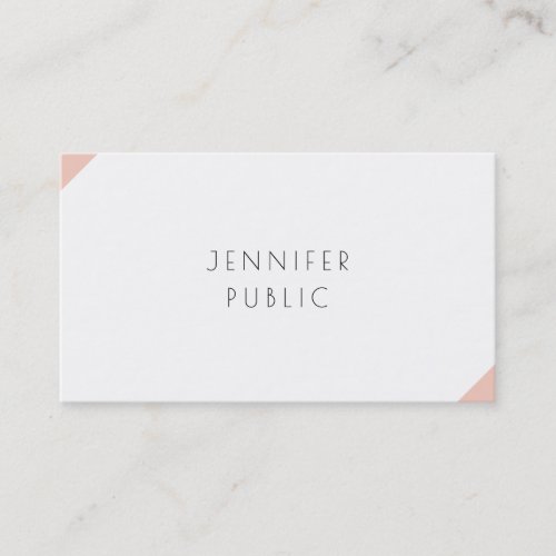 Elegant Professional Modern Minimalist Template Business Card