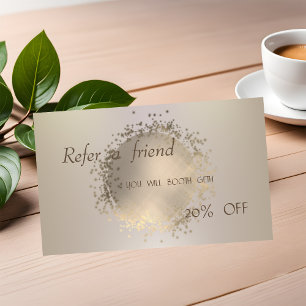 Elegant ,Professional Modern  Referral Card