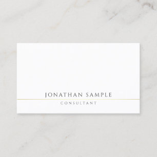 Elegant Professional Modern Template Consultant Business Card