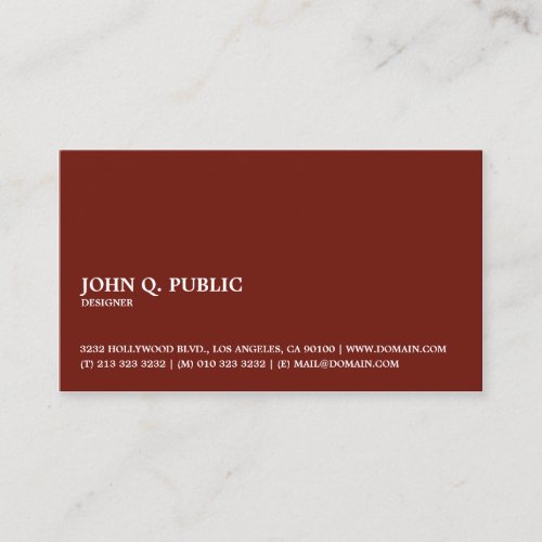 Elegant Monogram Pattern Business Card