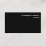 Elegant Professional Plain Signature UV Matte Business Card