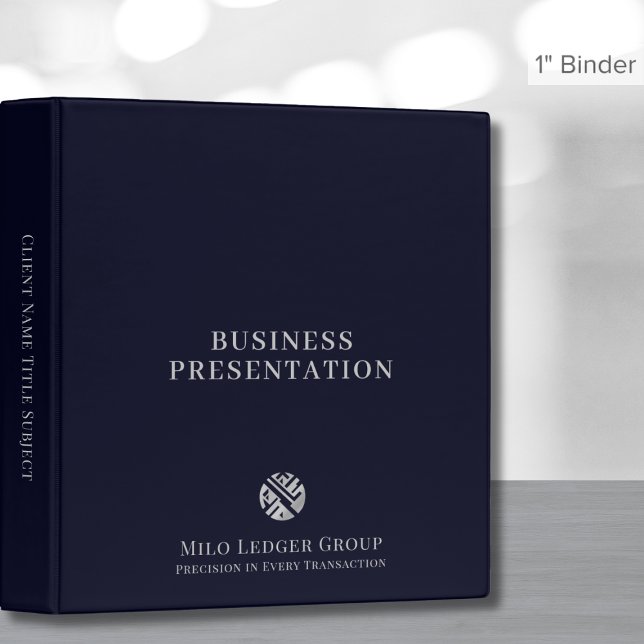 Elegant Professional Presentation Binder (Creator Uploaded)