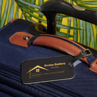 Elegant Professional Real Estate Luggage Tag