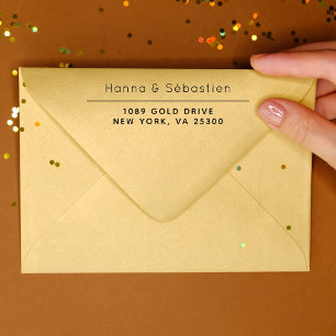 Elegant Professional Return Address Self-inking Self-inking Stamp