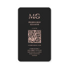 Elegant Professional Rosegold Black Modern