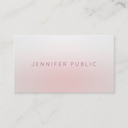 Elegant Professional Simple Chic Template Modern Business Card