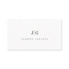 Elegant Professional Simple Monogram Minimalist