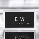 Elegant Professional Simple Monogram Minimalist Business Card Case<br><div class="desc">Introducing our Elegant Professional Simple Monogram Minimalist Collection: Elevate your style with timeless sophistication and understated elegance. Crafted with meticulous attention to detail, this collection features minimalist designs adorned with your personalized monogram. Each piece exudes professionalism and refinement, perfect for making a lasting impression in any setting. From sleek stationery...</div>