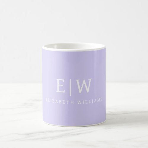 Elegant Professional Simple Monogram Minimalist Coffee Mug