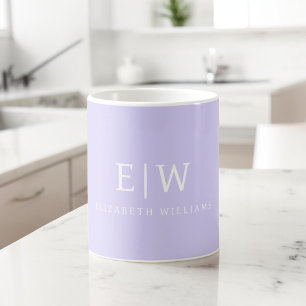 Elegant Professional Simple Monogram Minimalist Coffee Mug