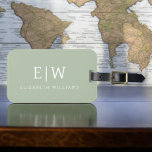 Elegant Professional Simple Monogram Minimalist Luggage Tag<br><div class="desc">Introducing our Elegant Professional Simple Monogram Minimalist Collection: Elevate your style with timeless sophistication and understated elegance. Crafted with meticulous attention to detail, this collection features minimalist designs adorned with your personalized monogram. Each piece exudes professionalism and refinement, perfect for making a lasting impression in any setting. From sleek stationery...</div>