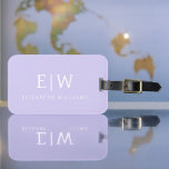 Elegant Professional Simple Monogram Minimalist Luggage Tag<br><div class="desc">Introducing our Elegant Professional Simple Monogram Minimalist Collection: Elevate your style with timeless sophistication and understated elegance. Crafted with meticulous attention to detail, this collection features minimalist designs adorned with your personalized monogram. Each piece exudes professionalism and refinement, perfect for making a lasting impression in any setting. From sleek stationery...</div>