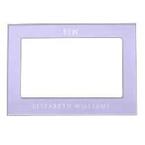 Elegant Professional Simple Monogram Minimalist Magnetic Frame