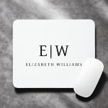 Elegant Professional Simple Monogram Minimalist Mouse Pad<br><div class="desc">Introducing our Elegant Professional Simple Monogram Minimalist Collection: Elevate your style with timeless sophistication and understated elegance. Crafted with meticulous attention to detail, this collection features minimalist designs adorned with your personalized monogram. Each piece exudes professionalism and refinement, perfect for making a lasting impression in any setting. From sleek stationery...</div>