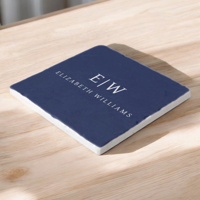 Elegant Professional Simple Monogram Minimalist Trivet (Creator Uploaded)