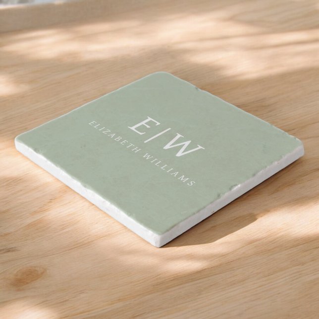 Elegant Professional Simple Monogram Minimalist Trivet (Creator Uploaded)