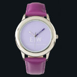 Elegant Professional Simple Monogram Minimalist Watch<br><div class="desc">Introducing our Elegant Professional Simple Monogram Minimalist Collection: Elevate your style with timeless sophistication and understated elegance. Crafted with meticulous attention to detail, this collection features minimalist designs adorned with your personalized monogram. Each piece exudes professionalism and refinement, perfect for making a lasting impression in any setting. From sleek stationery...</div>