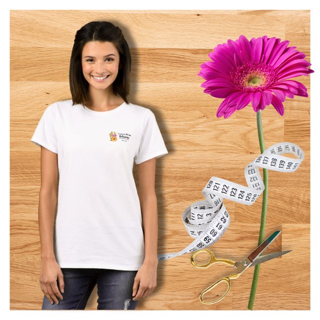 Elegant Professional Watercolor Floral Pink Yellow T-Shirt (Creator Uploaded)