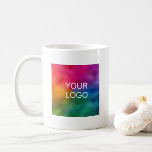 Elegant Promotional Brand Upload Your Logo Here Coffee Mug