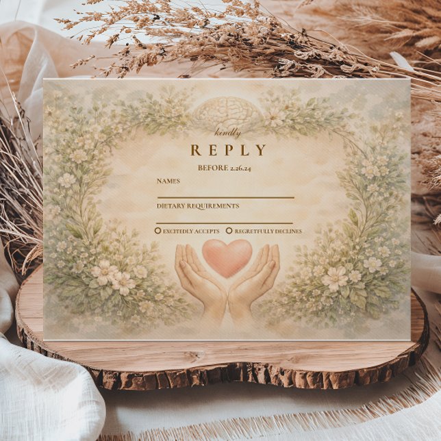 Elegant Psychology Graduate RSVP Card (Creator Uploaded)