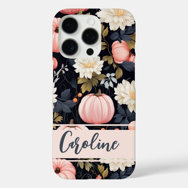Elegant Pumpkin fall pattern Case-Mate iPhone Case (Back)