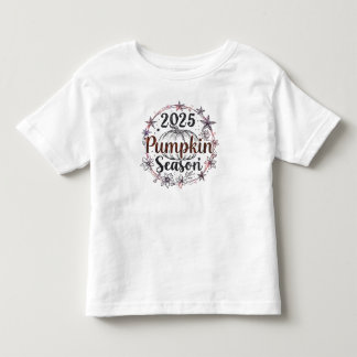 Elegant Pumpkin Season 2025 – Autumn Fall Design Toddler T-shirt
