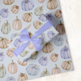 Elegant Pumpkins Pink Girl Baby Shower Wrapping Paper Sheets