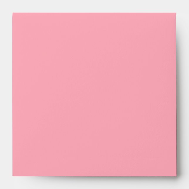 Elegant Pure Pink Linen Envelopes (Front)