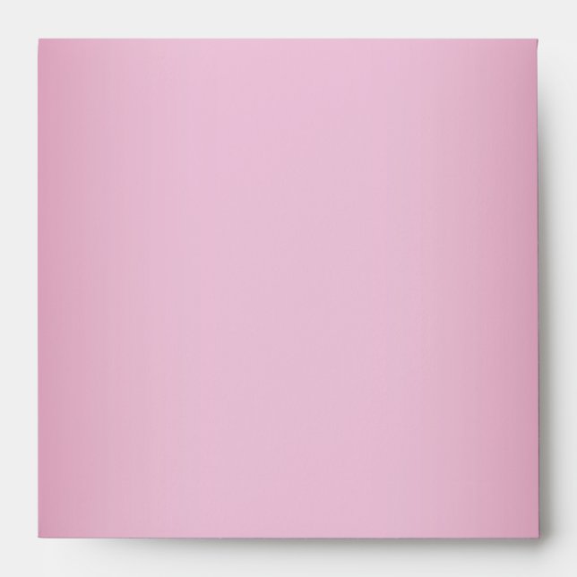 Elegant Pure Pink Linen Envelopes (Front)