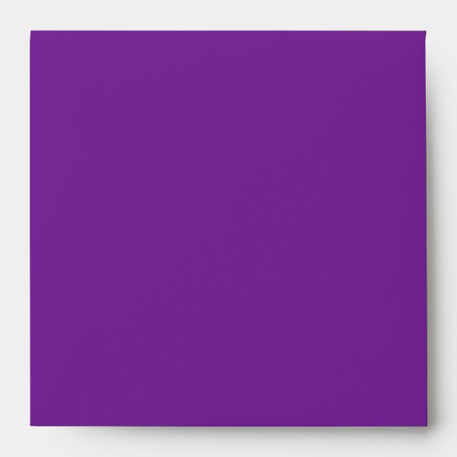 Elegant Pure Purple Linen Envelopes (Front)