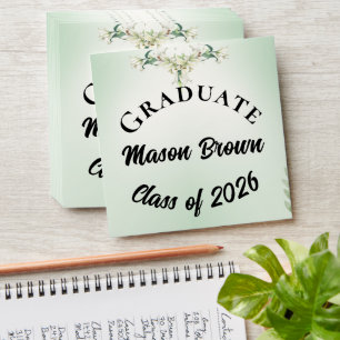 Elegant Purlple Graduation Envelope