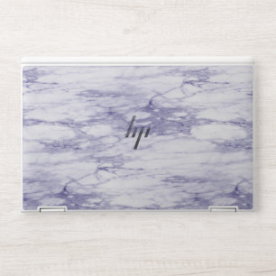 Elegant purpel marble HP laptop skin