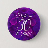 Elegant Purple 30 and Flirty Birthday Party
