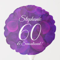 Elegant Purple 60 and Sensational Birthday Party