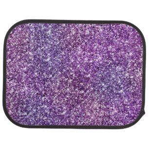 Elegant Purple Abstract Stylish Chic Pattern Car Floor Mat