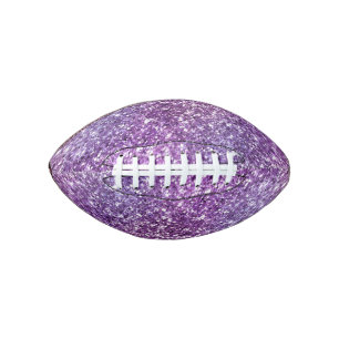 Elegant Purple Abstract Stylish Chic Pattern Football