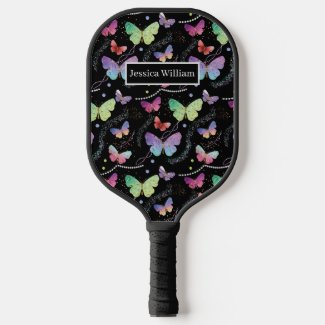 Elegant Purple and Blue Bright Butterflies  