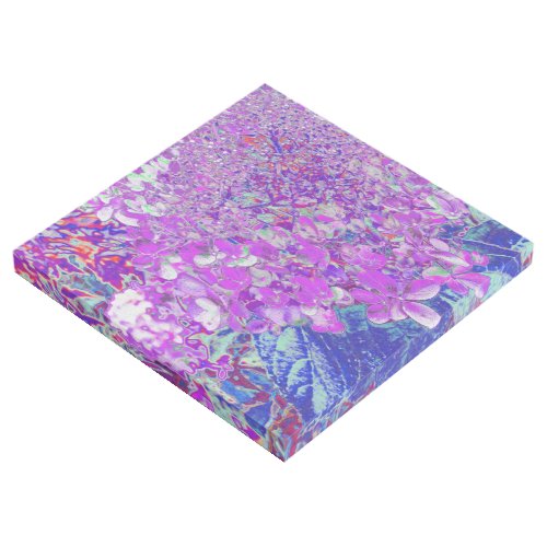 Elegant Purple and Blue Limelight Hydrangea Gallery Wrap