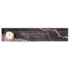 Elegant Purple and Gold Agate Geode Professional 