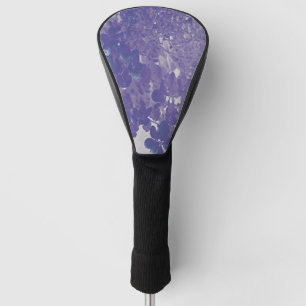 Elegant Purple and Gray Limelight Hydrangea Golf Head Cover