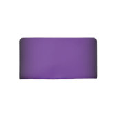 Elegant Purple and Silver Floral Checkbook Cover (Back)