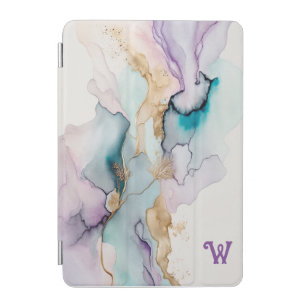 Elegant Purple and Teal iPad Cover