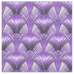 Elegant Purple Art deco Arches Fabric