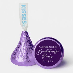 Elegant Purple Bachelorette Party Custom Hershey®'s Kisses®