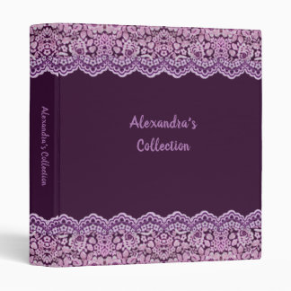 Elegant Purple Binder with your Title