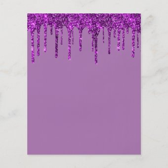 Elegant purple blank flyer | Zazzle